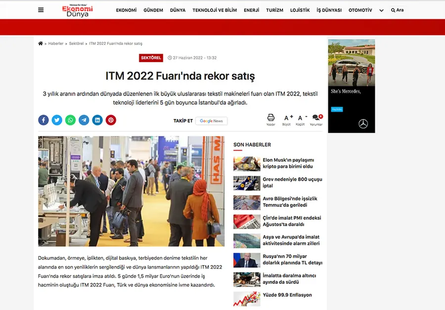 ekonomidunya.com – article screenshot