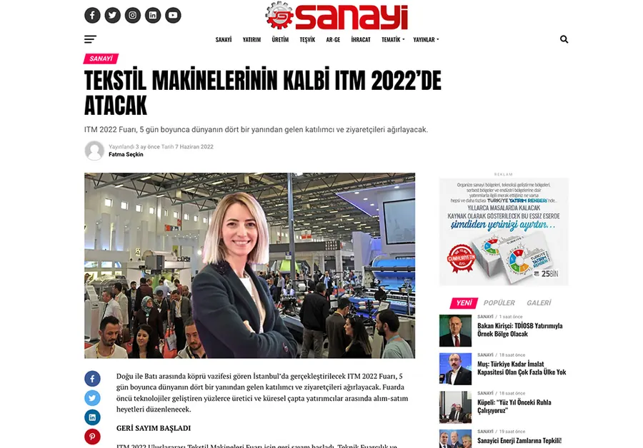 sanayigazetesi.com.tr – article screenshot