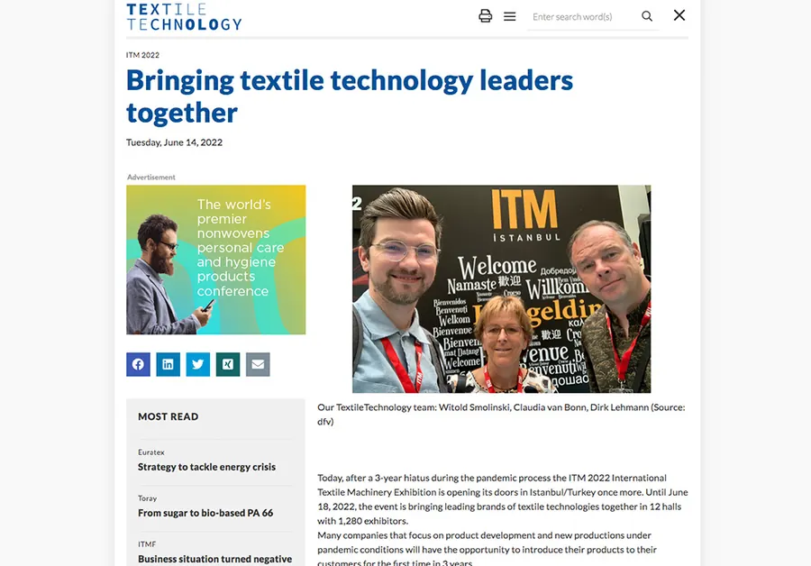 textiletechnology.net – article screenshot