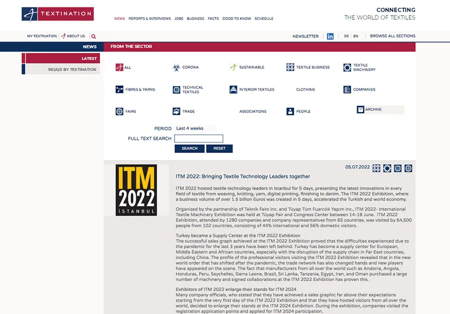 textination.de – article screenshot
