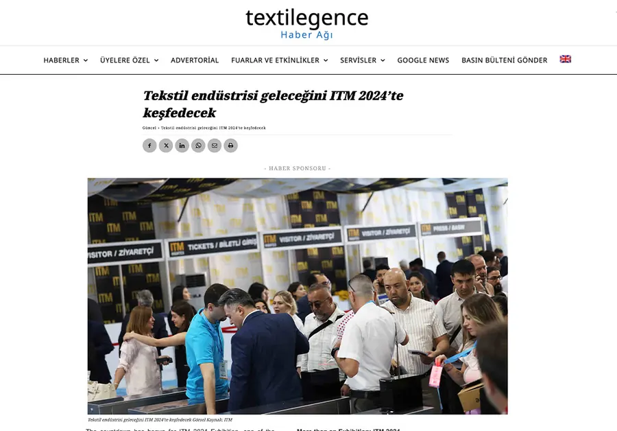 textilegence.com – article screenshot