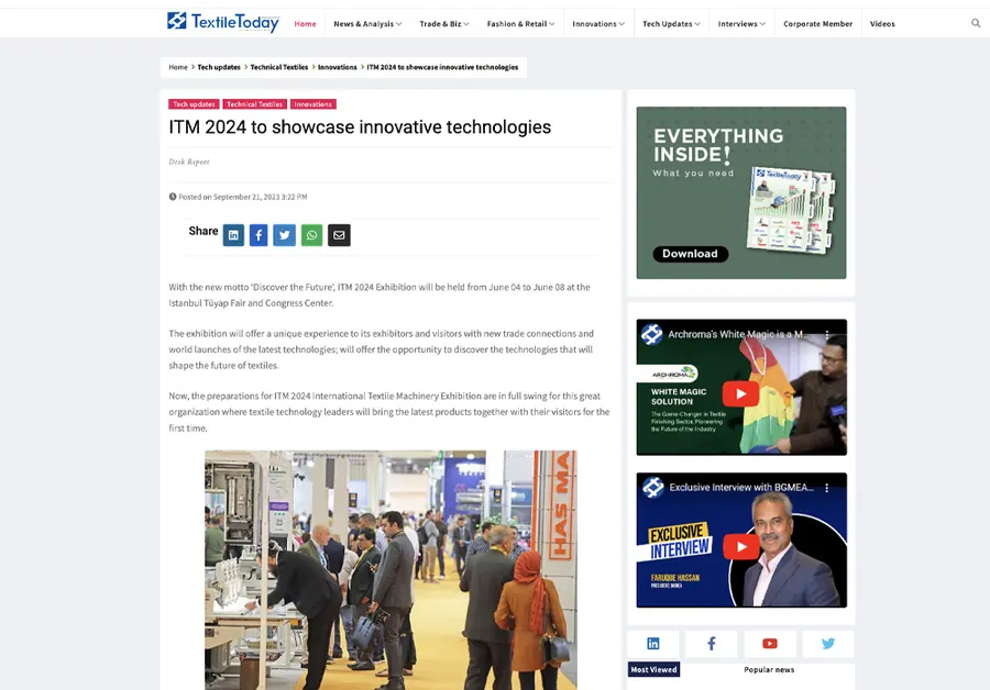 textiletoday.com.bd – article screenshot