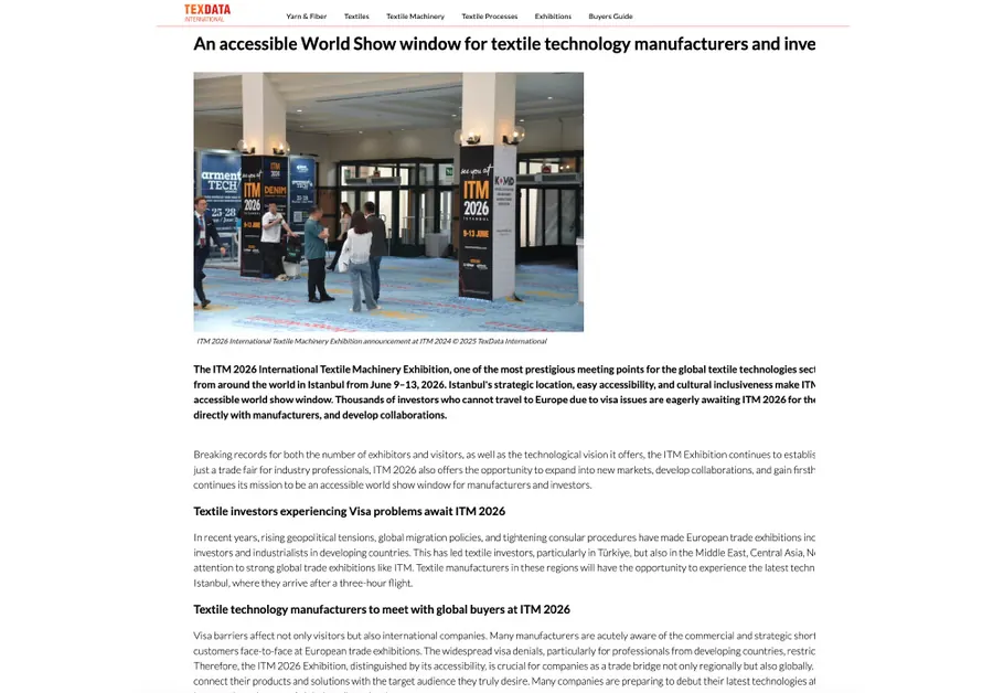 texdata.com – article screenshot