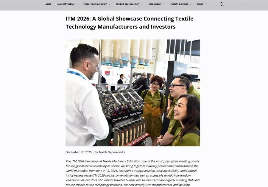 A global showcase connecting manufacturers and investors – article screenshot
