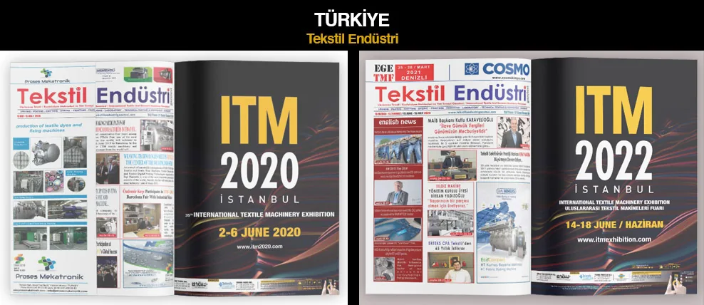 ITM advert in Tekstil Endüstri