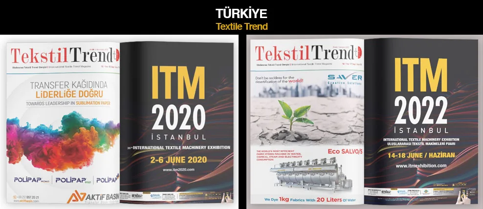 ITM advert in Textile Trend