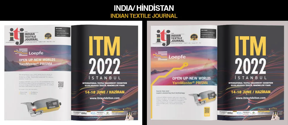 ITM advert in The Indian Textile Journal