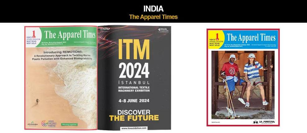 ITM advert in The Apparel