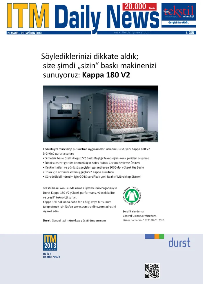 ITM Daily News ITM 2013 · 1. Gün