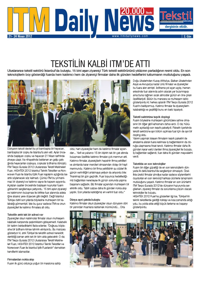 ITM Daily News ITM 2012 · 2. Gün